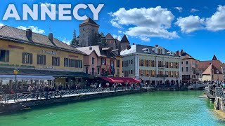 Annecy France  Walking tour 4K [upl. by Chaudoin]