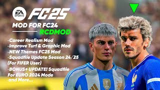 FC 25 MOD 556 TRANSFER DONE SQUADFILE UPDATE SEASON 2425 FOR FC 24 for FIFERs Realism TU17 [upl. by Alleon]