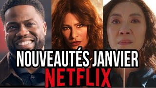 NETFLIX  Les NOUVEAUTÉS en Janvier  50 films et séries [upl. by Aenehs956]