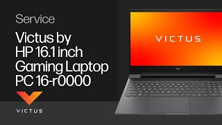 Removing amp Replacing Parts  Victus by HP 161 inch Gaming Laptop PC 16r0000  HP Support [upl. by Treb]