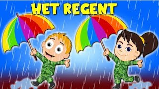 Het regent  Nederlandse kinderliedjes  Liedjes voor peuters en kleuters [upl. by Yllitnahc]