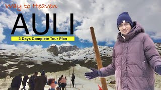 My Auli Experience 👉 Must Watch this Before going to Auli Trip 🚗🚗 Top 10 auli places to visit 🔥🔥 [upl. by Valiant]