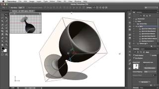 Create Lathed 3D Objects in Photoshop [upl. by Alsi]