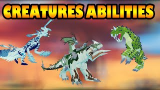 Creatures Abilities  Creatures of Sonaria Part 2 [upl. by Dinsmore]