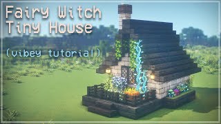 Minecraft Fairy Witch Tiny House 🍄🌿✨ Fairytale Cottagecore Magical Fairytail 🦊🌿 Kelpie The Fox [upl. by Dazraf]