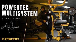 Powertec Multisystem  Full Demo  with Bodybuilder Kai Greene [upl. by Anaiuq]