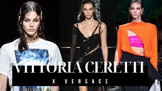 Vittoria Ceretti x VERSACE  Runway Collection [upl. by Farly]