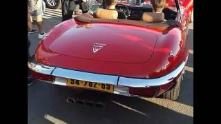 Jaguar EType V12 exhaust sound and rews [upl. by Arammahs]