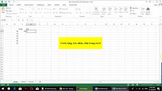 Hướng dẫn sử dụng hàm trừ cộng nhân chia trong excel [upl. by Nerej584]