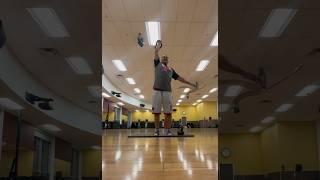 Single right arm push press kettlebell in LA California [upl. by Litt]