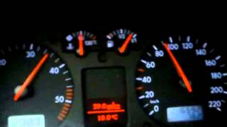 VW Golf MK4 19 TDI 81KW  CHIP acceleration 0  160 [upl. by Bram]