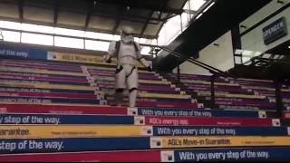 Star Wars Stormtrooper falls down stairs but is all as it seems [upl. by Ilam171]