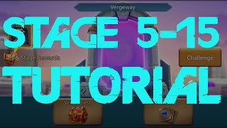 Vergeway Chapter 5 Stage 15  Lords Mobile  Tutorial How To Clear Stage 515 [upl. by Esertap]