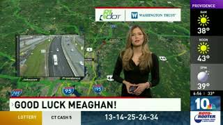 Meaghan Mooney quits on air leaves WJAR NBC 10 [upl. by Rraval]