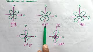 Shape of orbitals class 11 chemistry  atomic structure [upl. by Enelrac995]