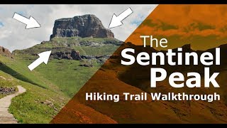 The Sentinel Peak Hike Walk through  best day hike in the Drakensberg [upl. by Ettenowtna]