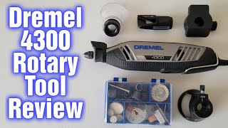 Dremel 4300 Rotary Tool Complete Review And Accessories Overview [upl. by Enisamoht]