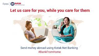 Send money abroad using Kotak Net Banking [upl. by Follansbee]