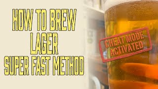 How to brew Lager  Superfast Method [upl. by Zebapda]