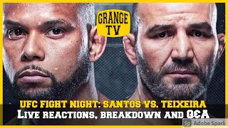 UFC FIGHT NIGHT SANTOS VS TEIXEIRA [upl. by Bakeman712]