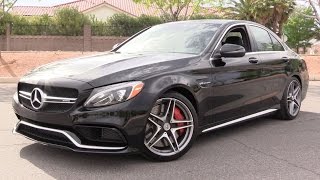 2016 MercedesAMG C63 S  Start Up Road Test amp In Depth Review [upl. by Auqeenwahs]