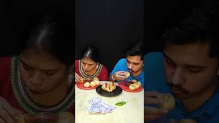 Puchka and Chinese Samosa Eating Challenge 🤤 eatingchallenge [upl. by Thedric]