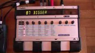 Digitech Vocalist Live 4 Demonstration of Settings  Part 1 [upl. by Moyer122]