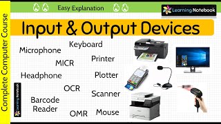 Input and Output Devices of Computer [upl. by Danelle399]