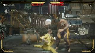 MK11 JOHNNY CAGE VERY HARD KLASSIC TOWER GAMEPLAY NO MATCHES LOST [upl. by Bay]