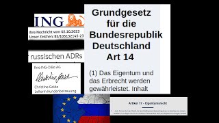 INGDiba Bundesbank Bafin Innenministerium Russland Aktien Freising Paunzhausen Verfassungsschutz [upl. by Mosra446]