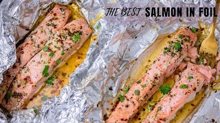 Baked Salmon In Foil [upl. by Virgina576]