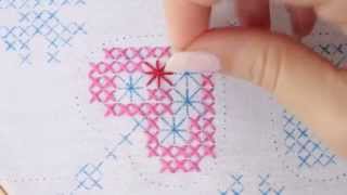 How to embroider a Cross Stitch [upl. by Putnam609]