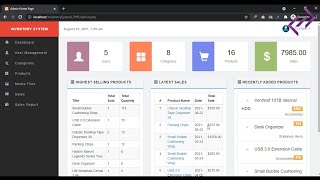 Inventory Management System in PHP MySQL with Source Code  CodeAstro [upl. by Livvi]