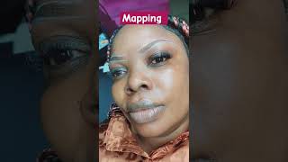 mapping brows microshading microblading [upl. by Turtle]