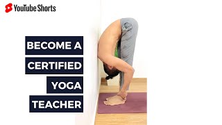 Become a CERTIFIED Yoga Teacher SHORTS [upl. by Ahsinauj]