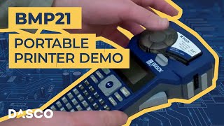 Brady BMP21 Portable Label Printer Demonstration [upl. by Angelo]