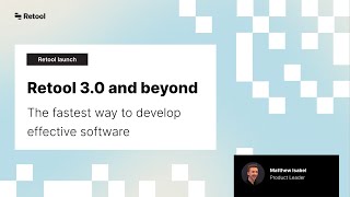 Developer Day Meet Retool v3 [upl. by Nocam]