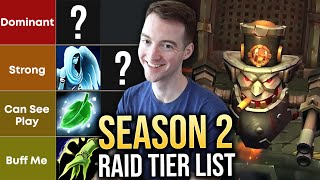 111 Raid Healer Tier List [upl. by Ixel]