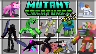 MUTANT CREATURESMOBS ADDON FOR MINECRAFT POCKET EDITION 120  MUTANT MOBS FOR MINECRAFT PE  MCPE [upl. by Aholah317]