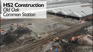 HS2 Old Oak Common Station Construction [upl. by Anderegg]