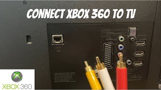 How To Connect Xbox 360 To TV 2021 [upl. by Noiz]