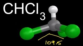 CHCl3 Molecular Geometry  Shape and Bond Angles [upl. by Newby]