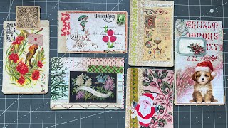 Craft with me whatsinmybox  Random ephemera making session EP 33 [upl. by Yadnus]