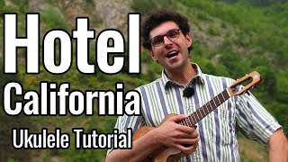 Eagles  Hotel California Ukulele Tutorial [upl. by Krasner]