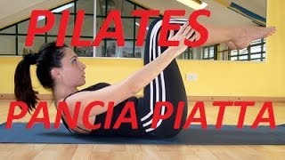 PILATES pancia PIATTA e ADDOMINALI super in 8 minuti [upl. by Yank]