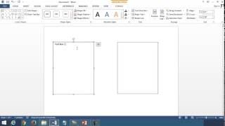 Linking Text Boxes in Microsoft Word [upl. by Agatha]