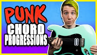 10 PUNK CHORD PROGRESSIONS to use in YOUR SONGS [upl. by Athalie]