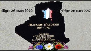 hommage aux victimes de la fusillade de la rue dIsly 26 mars 1962 [upl. by Eremahs447]