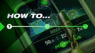 How To Set Up a HeliSafe on a Leadcore Leader  Korda Carp Fishing [upl. by Orban]