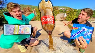 BEST COKE AND MENTOS ROCKET WINS 10000 [upl. by Cello]